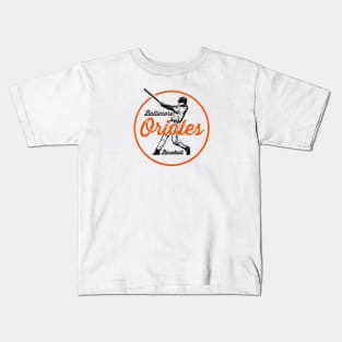 Vintage Orioles Kids T-Shirt